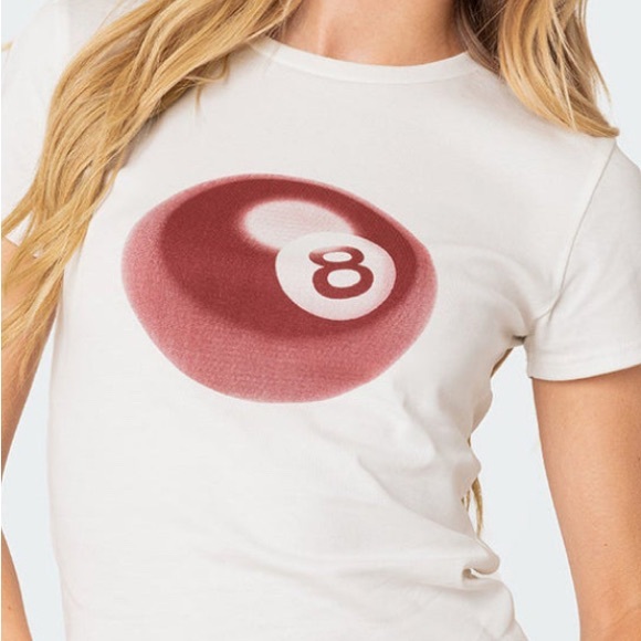 Edikted Tops - EDIKTED MAGIC 8 Tee